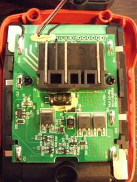 Akumulator Parkside PAP 18 A1 - Uszkodzona (elektronika?) AKU wkrętarki