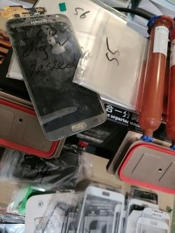 Zestaw do naprawy LCD z podgrzewaczem, ekranem Samsunga i akcesoriami