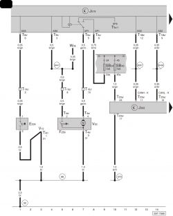 Schemat elektryczny modułu centralnej elektryki Skoda J519.