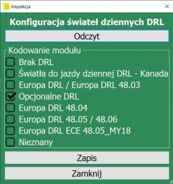 Konfiguracja świateł DRL w Dodge RAM 2014 - wybór standardu w Polsce