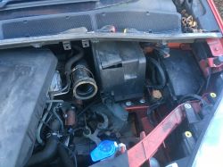 Ford Galaxy Diesel 2009: Steps for Battery Replacement and Engine Compartment Dismantling