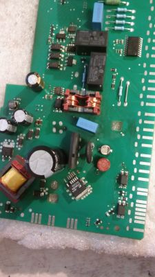 Miele G2834SCI - Uszkodzone rezystory i transoptor w module, pytanie o wartości i obwód sterowany