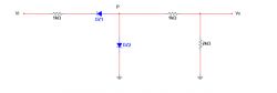 10V Vi Input: DZ1 current (mA), 2K Resistor, DZ2 current, Min Input Voltage, Vo Voltage, Power