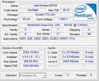 Odblokowanie cpu procesor INTEL S 775 DUAL CORE E6700 3.20GHz w bios.