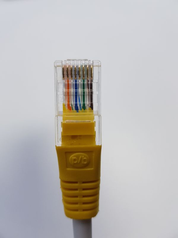 Jak podłączyć kabel Ethernet Cat 5 w standardzie B do 3 gniazdek?