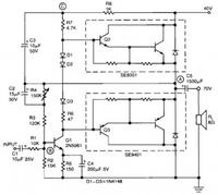 Schemat wzmacniacza na tranzystorach b1370, 7806A, 2sd1933, 2sb1342, K3053