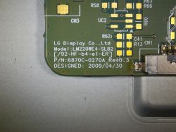 Dell 2209WA, ciemny obraz - przyczyna w matrycy LG LM220WE4-SLB2 czy napięciach VDD/VGH?
