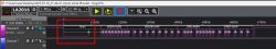 Screenshot from a signal analyzer showing an IR-NEC protocol readout from an input channel with falling edge triggering in KingstVIS.