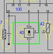 Audi 100 c4 2.0 92rok - czujnik polozenia walu korbowego