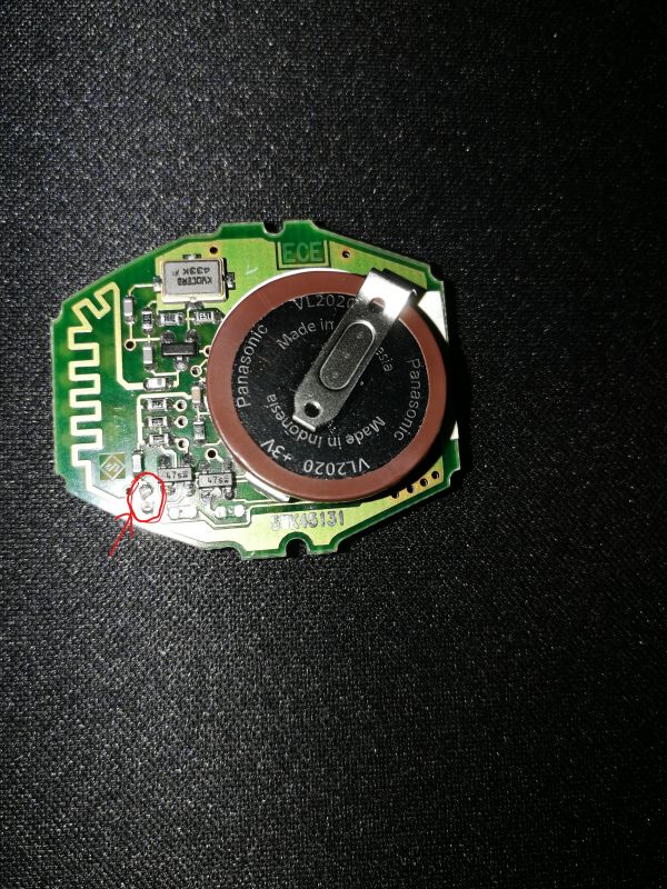 BMW e46 - Brak części z układu scalonego od pilota