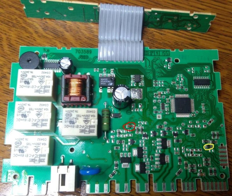 Bosch SGV 33E03EU - Jak zidentyfikować uszkodzony element sterownika?