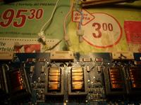 Dell 2407WFP - Brak reakcji po podłączeniu, napięcia na płycie głównej