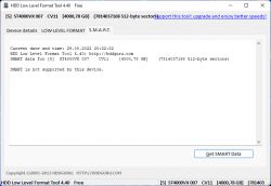 Dlaczego po formatowaniu nie można uruchomić dysku ST4000VX007?