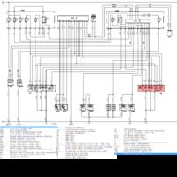 ford mondeo mk4.5 schemat - brak wiązki zderzaka przedniego (halogeny + led)