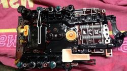 Mercedes ML W164 3.0 TDI - schemat elektrozaworów skrzyni biegów