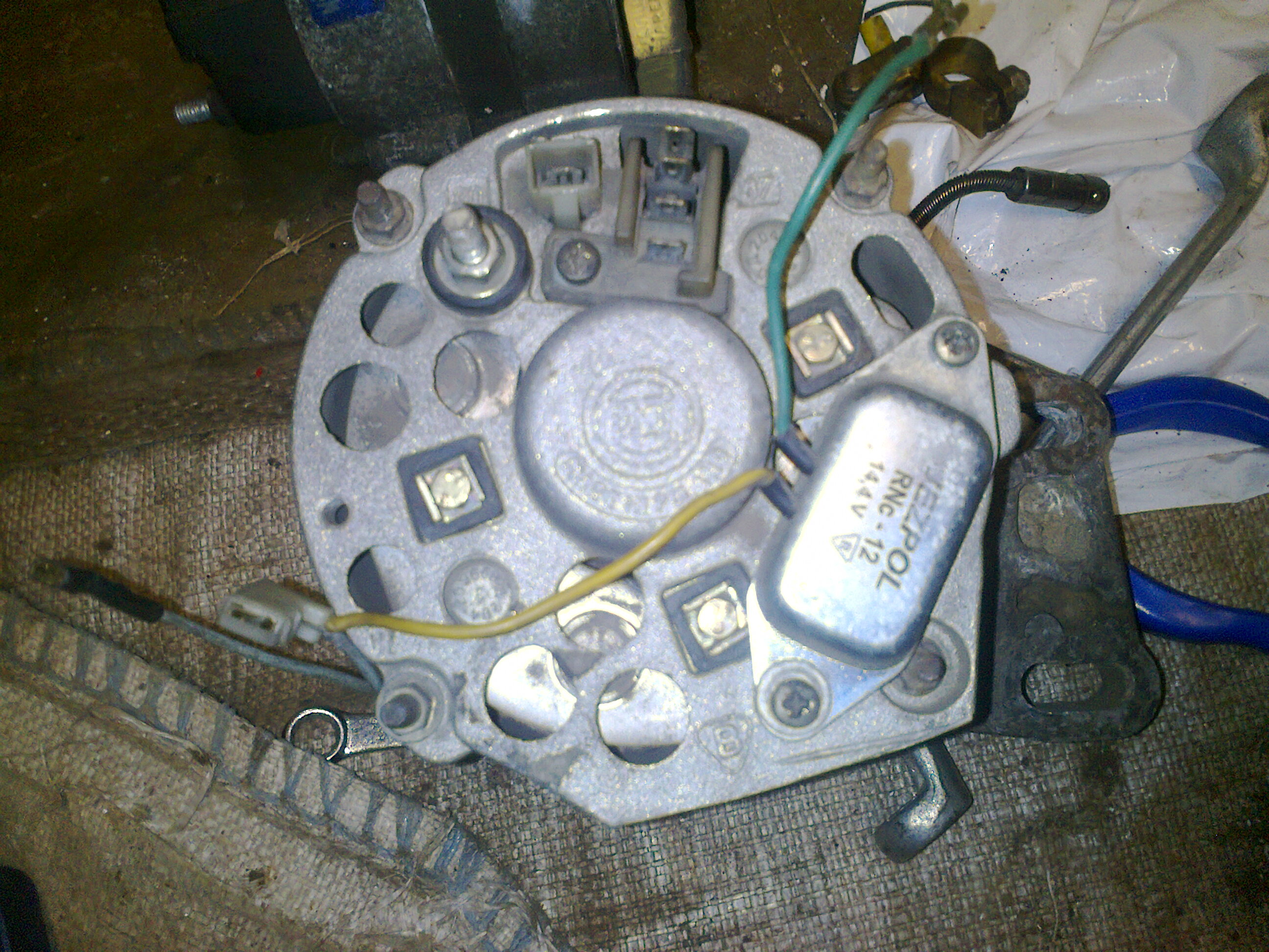 ELMOT A124N alternator Jak to podłączyć..?? elektroda.pl