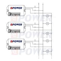 Connecting LED Strip Lights with Motion Sensors for Staircase Illumination: 12v, 60W Power Supply