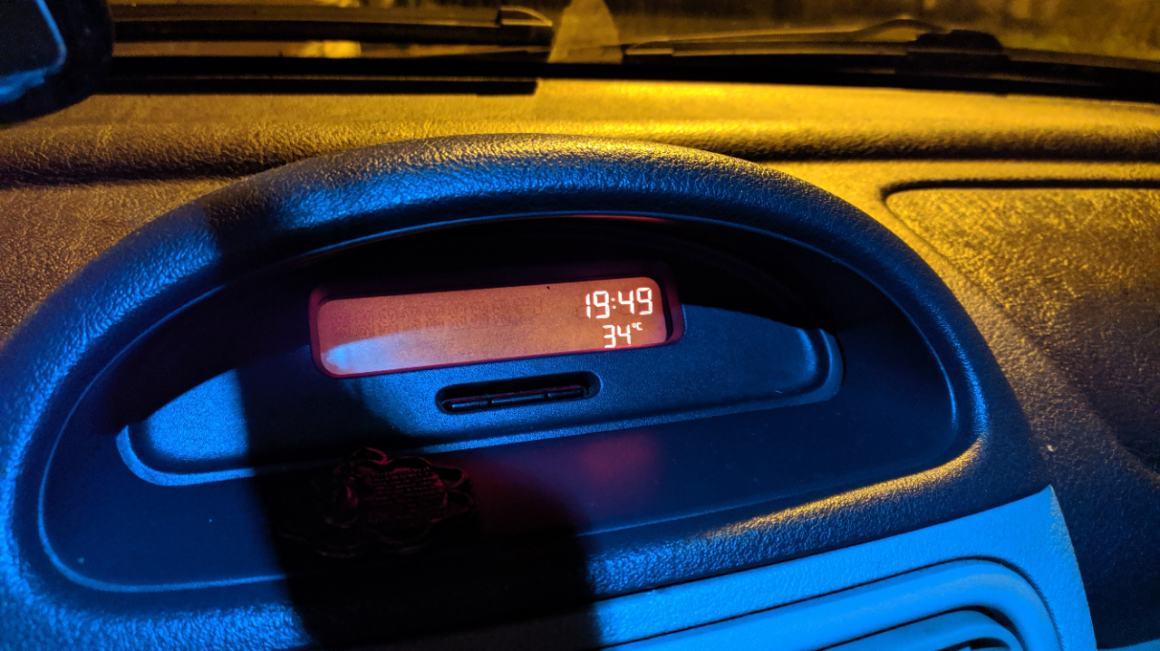 Renault Thalia I Czujnik temperatury zewnętrznej