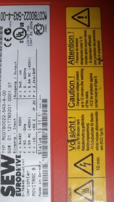 Jak ustawić falownik SEW do regulacji częstotliwości od 300Hz?