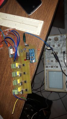 Powolne rozjaśnianie i ściemnianie AC 230V arduino