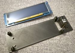 OLED display and plastic frame