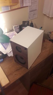 Zestaw dwóch kolumn (kopia Sony SSH-1600) i wzmacniacza stereo na LM3886 Zestaw dwóch kolumn (kopia Sony SSH-1600) i wzmacniacza stereo na LM3886