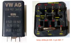 VW Passat B6 2.0TDI BKP 2006 - Grzanie świec żarowych