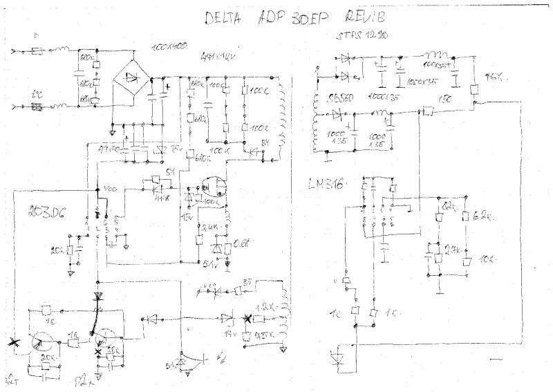 Asus adp 90sb bb схема