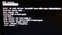 GRUB Rescue: Unknown Filesystem po usunięciu Linuxa, brak plików GRUBa