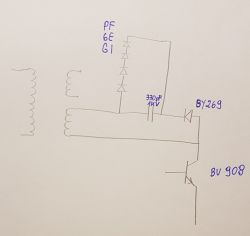 Identyfikacja diod SMD w falowniku Lenze EVF8213-E po wymianie tranzystora BU908