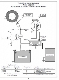 Briggs & Stratton 12HP Engine: Yard Man Ride-on Mower, Ignition Switch & Charging Coil Issues