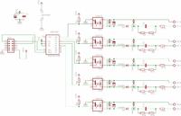PCF8574 - monitorowanie napięcia sieci 230V - schemat