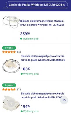 Whirlpool MTDLR 60226 - Błąd Fdl, pralka nie kończy programu, przekaźnik grzałki czy moduł?