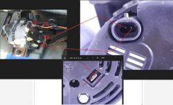 Marcruiser 5.7 V8 - Nowy alternator - nowe wtyczki - brak instrukcji