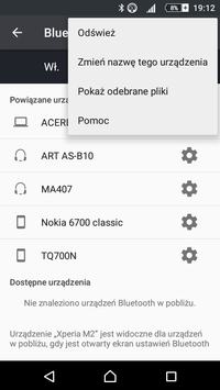 Sony xperia m2 łącznie z głośnikiem przez bluetooth połączono(bez multimediów)