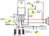 Końcówka mocy TDA7241 x4szt. - jak skonstruować z tego wzmacniacz?