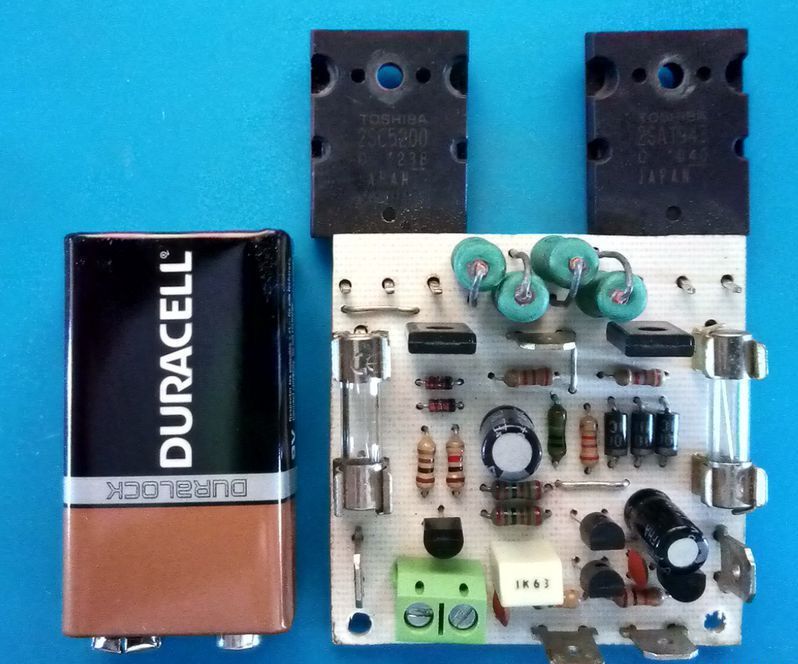 Wzmacniacz tranzystorowy 100W