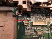 Compaq EVO1020V - spalony tranzystor A2TAK, brak obrazu na matrycy