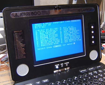 Niespotykany laptop... Atari 800XE