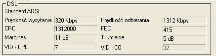 Neostrada 1 Mbps - spadek SNR przy wietrze, zrywanie synchronizacji