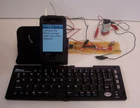 Klawiatura qwerty do iPhone pod gniazdo słuchawkowe