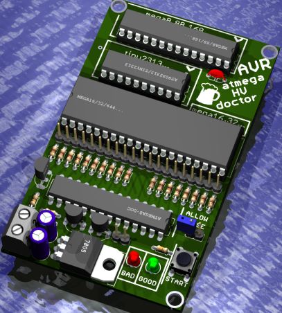 Kasownik HV ATtiny13, urządzenie ustawia fusebity.