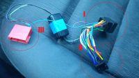 Audi A4 B5 Avant Rear Speaker & Subwoofer Connection: Non-Original Radio Module & ISO C1 Cube