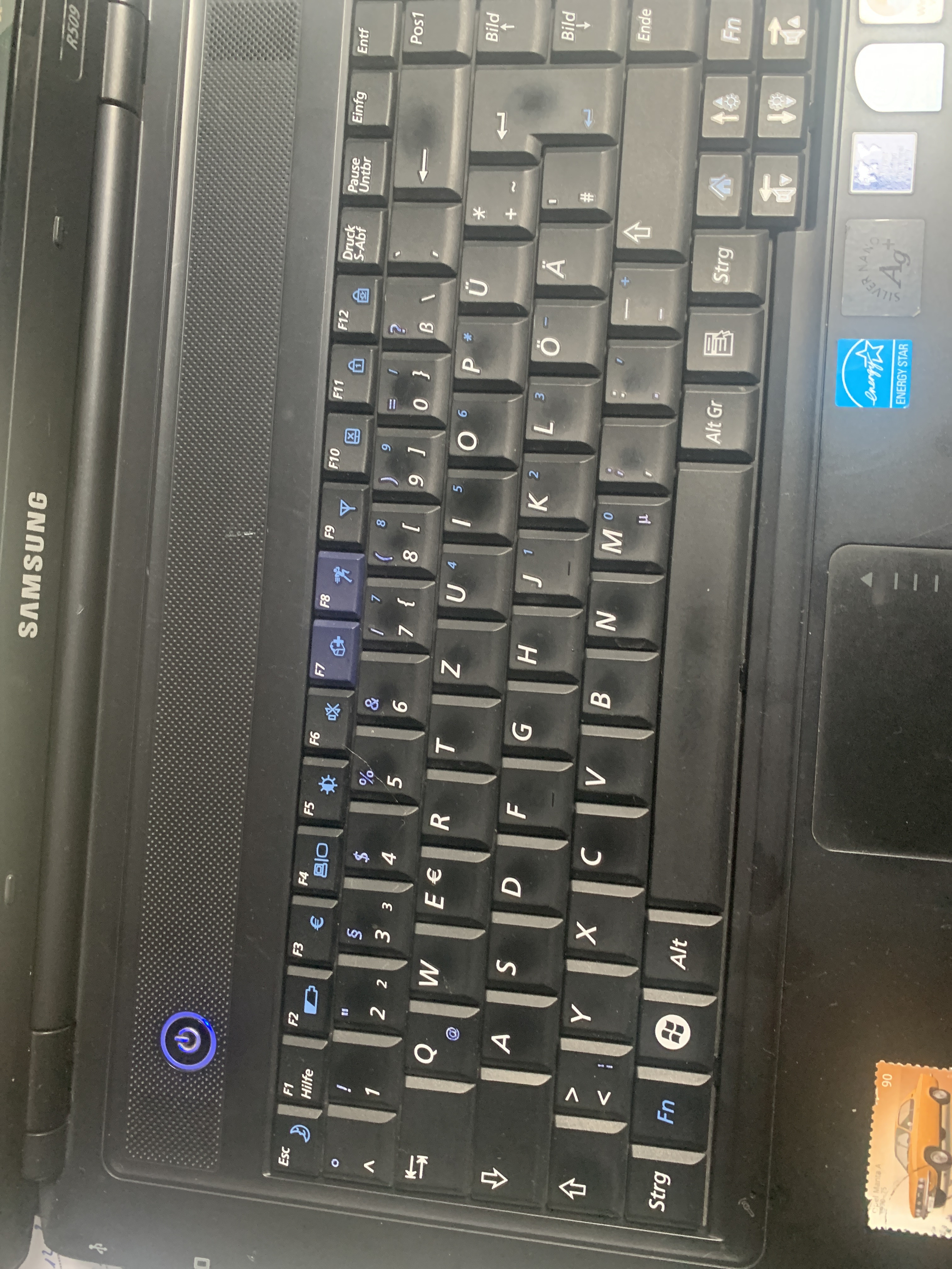 [Rozwiązano] Laptop Samsung R509 klawisze funkcyjne