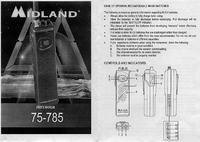 Midland 75 785 Handheld CB Tranciever Manual