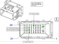 ASTRA H - Szukam opisu złącza elektryki drzwi - prawy przód