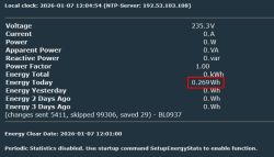MQTT Command EnergyCntReset is NOT resetting energycounter_today