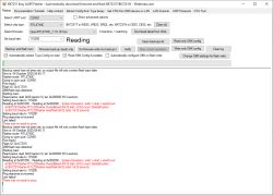 Screenshot of BK7231 Easy UART Flasher showing a flash read error