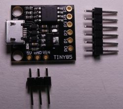 DigiSpark mini Arduino ATtiny85 module, commissioning, test