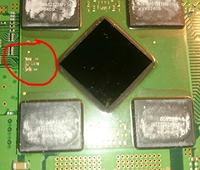 PS3 FAT CECHG03 - Uszkodzone kondensatory przy RSX po zdjęciu IHSA, naprawa?